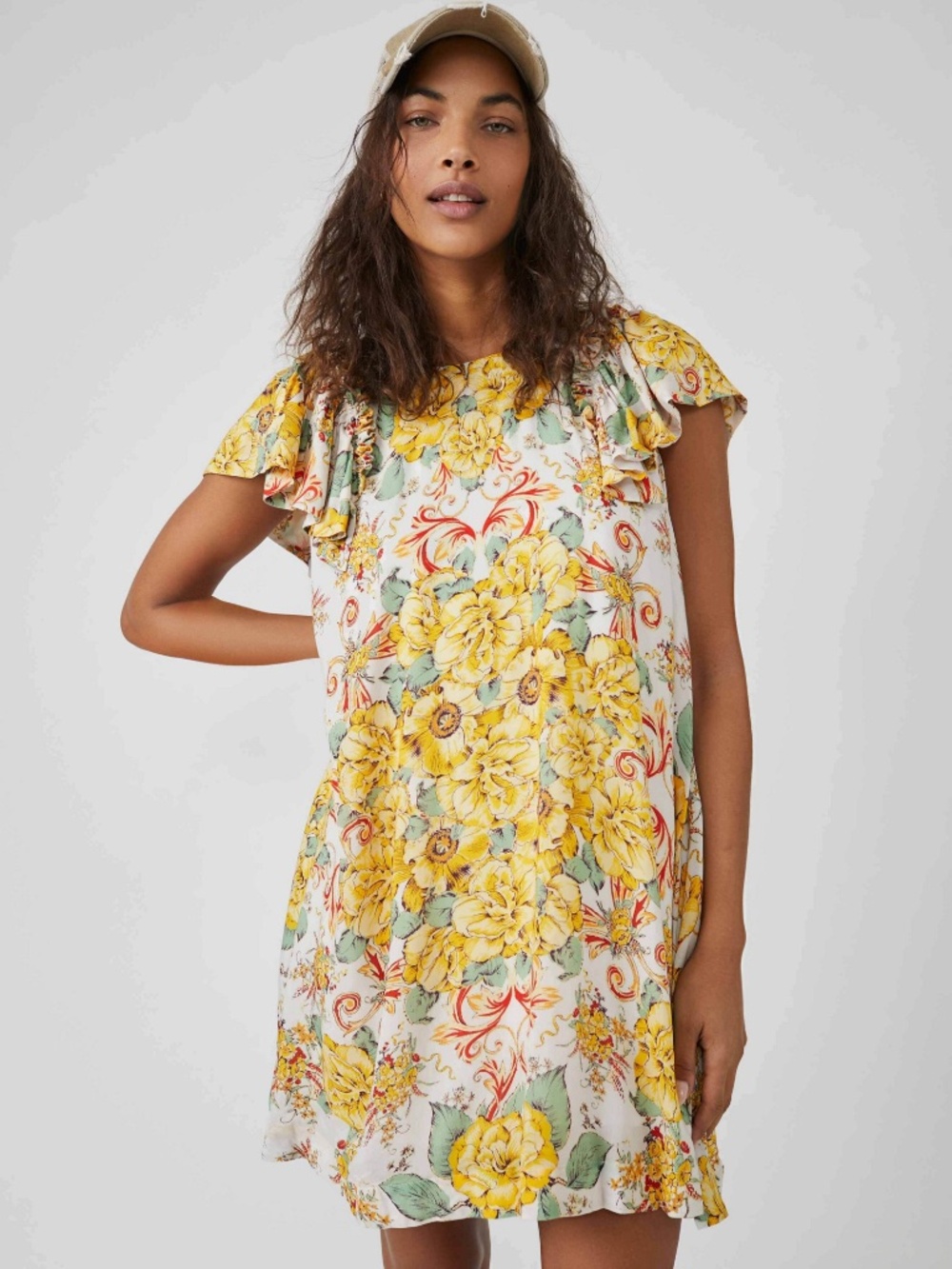 Free People Yara Printed Mini Dress